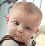 skeptical baby meme plain